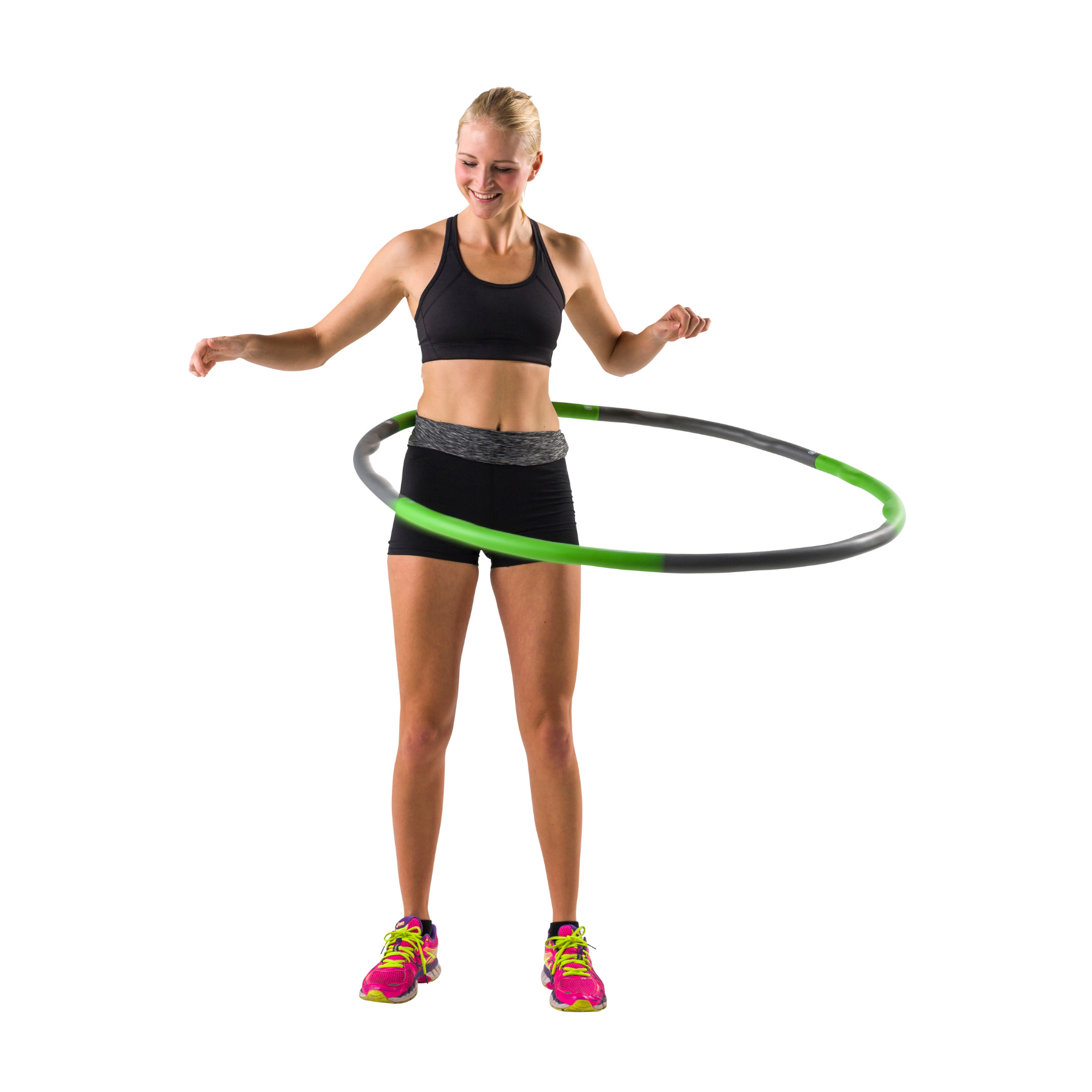 Cerceau Hula Hoop de Fitness Réglable avec Poids Inclus TUNTURI