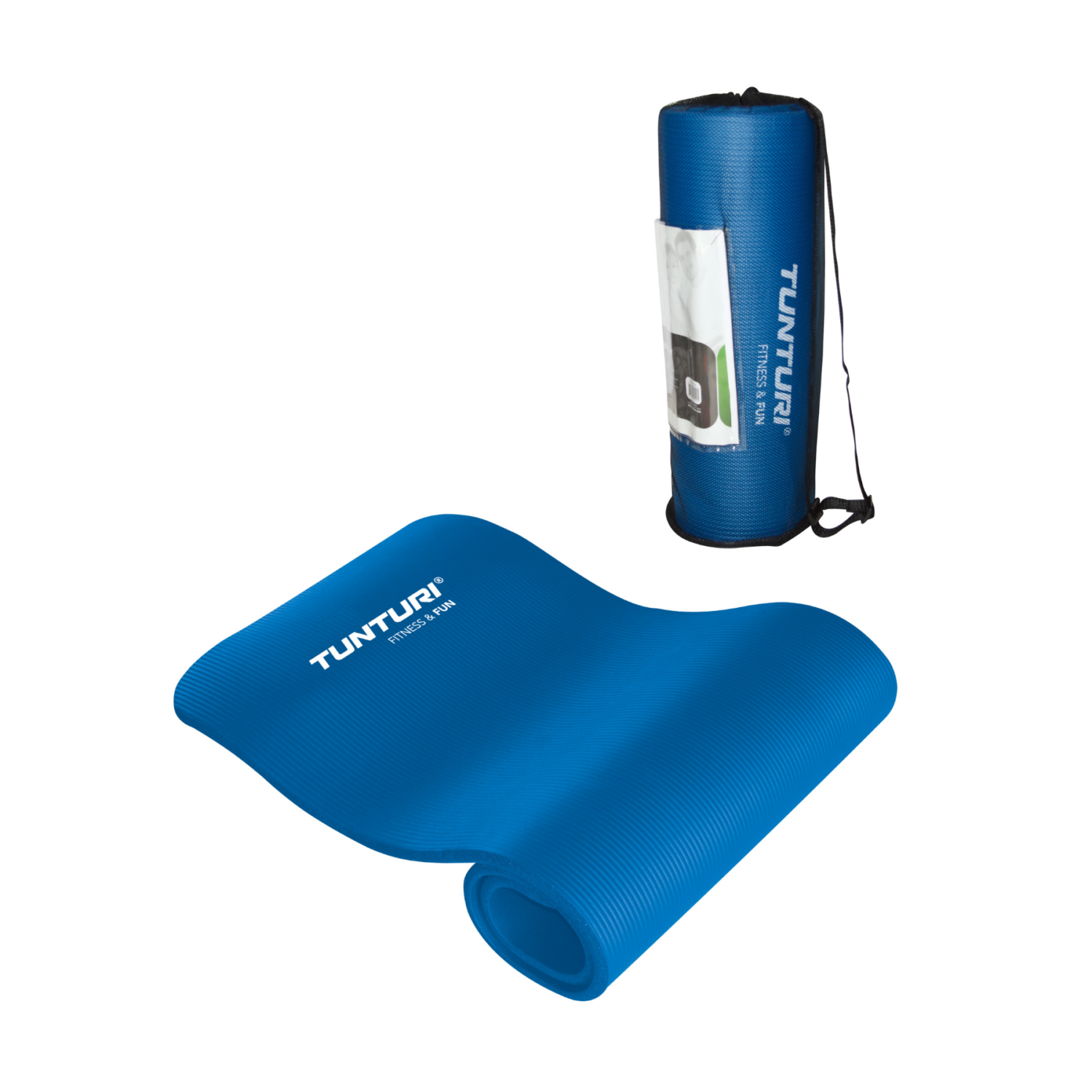 Tunturi - Tapis de Fitness Bleu - Training Series