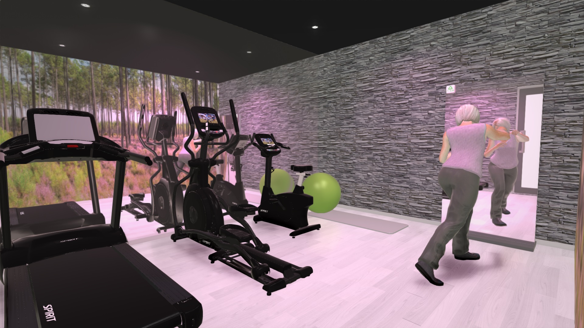Spirit_Hotellerie_Espace Forme 20m²_Fittar_F oret