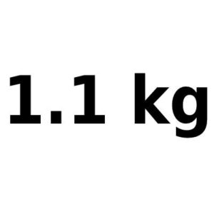 1.1 kg