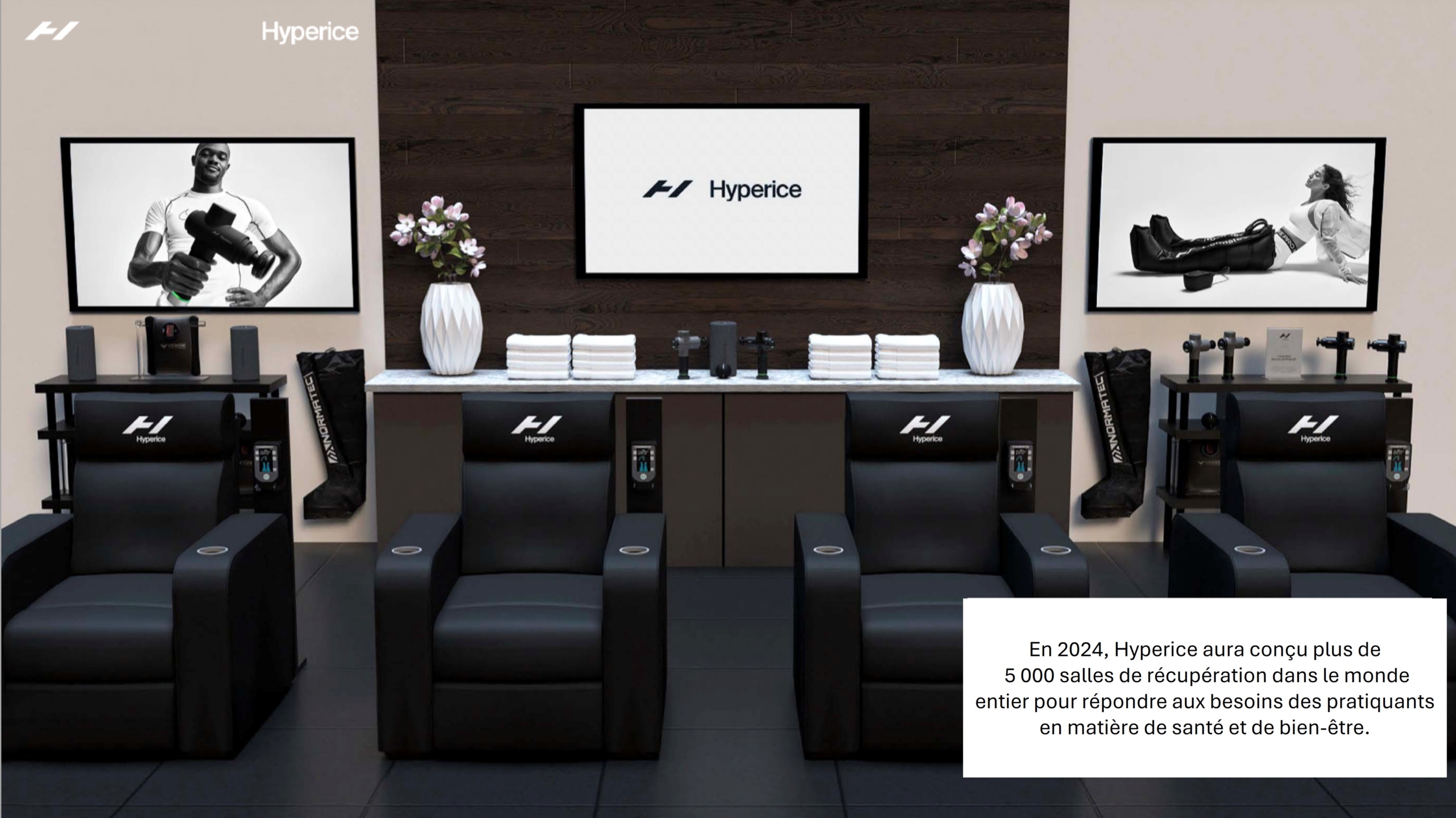 Hyperice recovery rooms